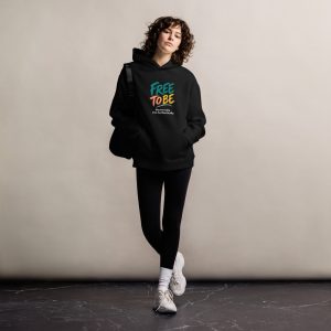 Free To Be Unisex oversized hoodie