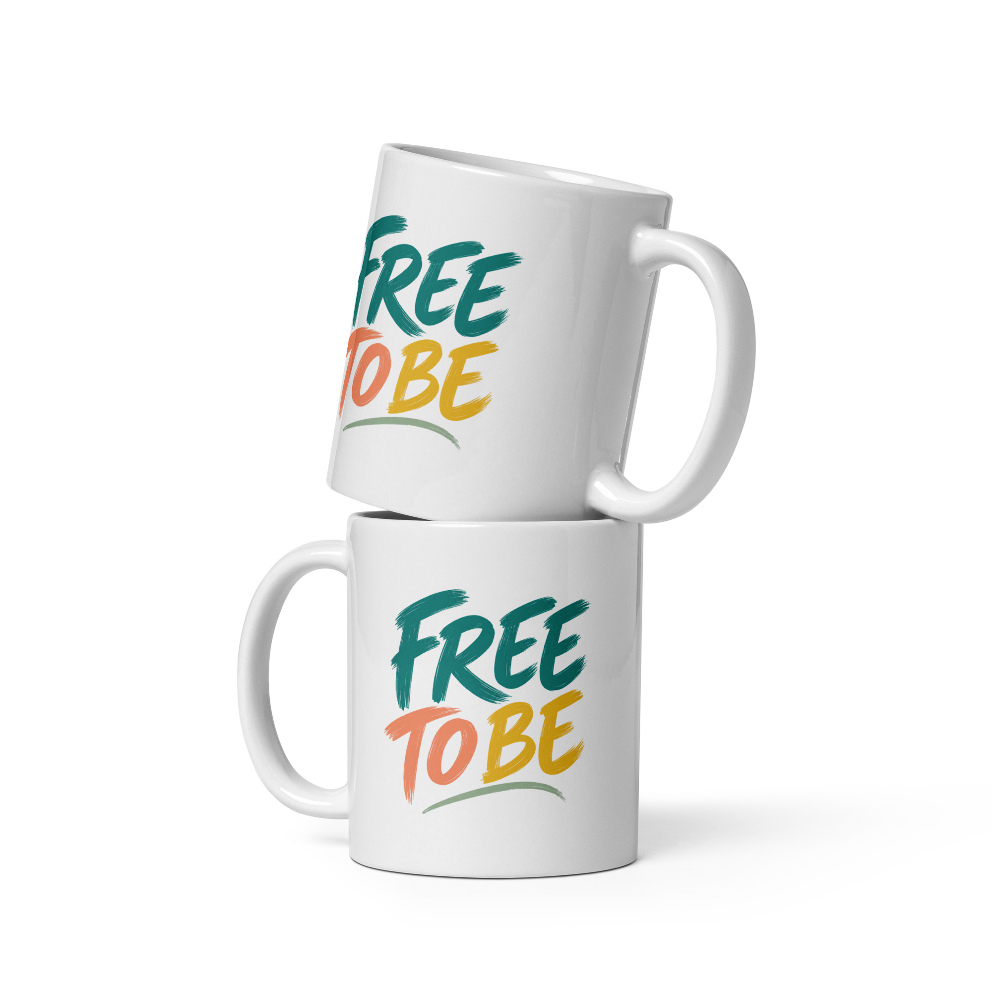 Free To Be glossy mug - Image 2