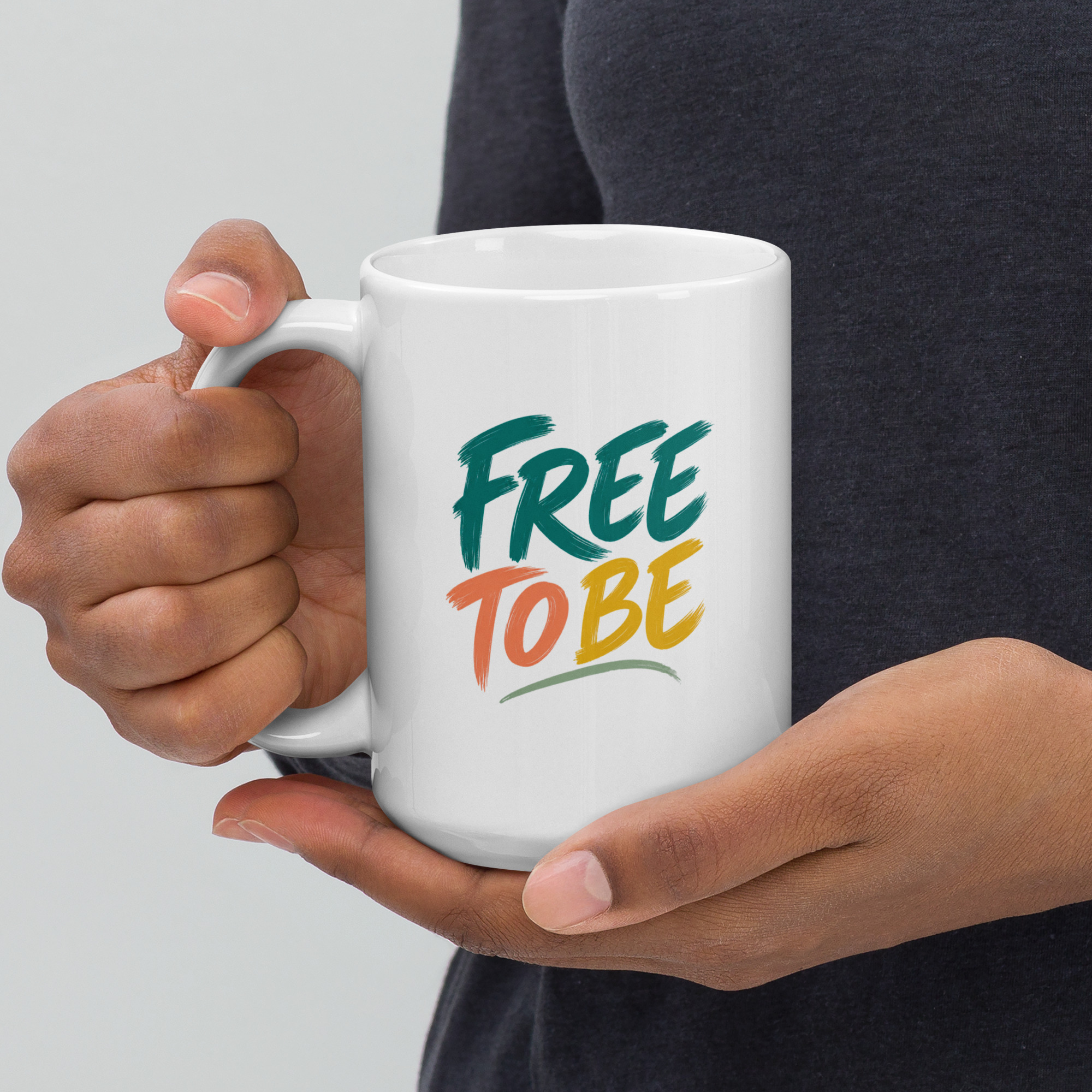 Free To Be glossy mug - Image 4